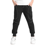 Spring And Autumn New Children's Pure Cotton Casual Sports Pants from Eternal Gleams