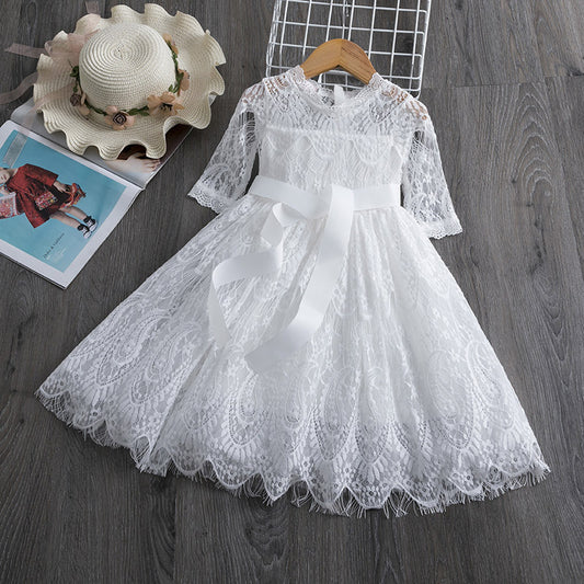 Girls Lace Dress Spring And Autumn from Eternal Gleams