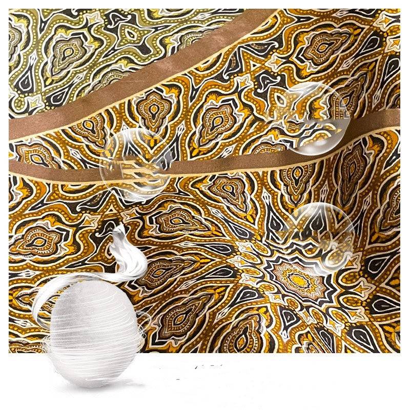 Baroque Elegance: Mulberry Silk Narrow Scarf