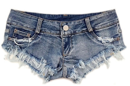 Low Waist Ripped Ladies Denim Shorts Hot Pants from Eternal Gleams