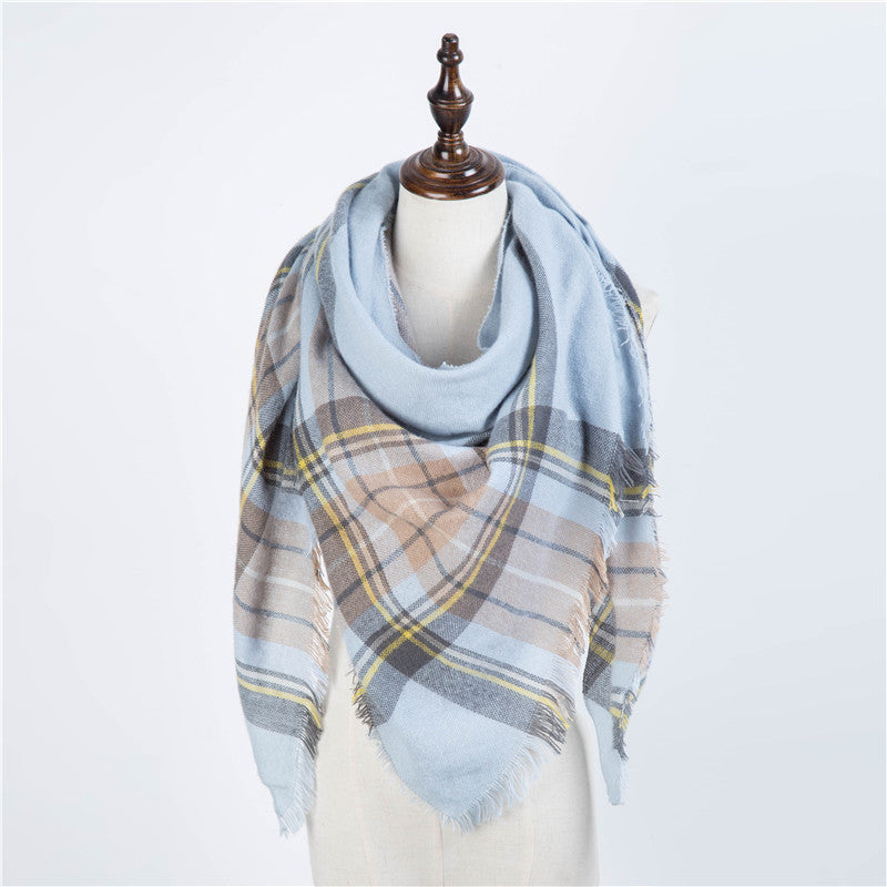 Chic Geometric Elegance: Women's Triangle Scarf from Eternal Gleams