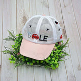 Fashion Simple Children's Printed Baseball Cap