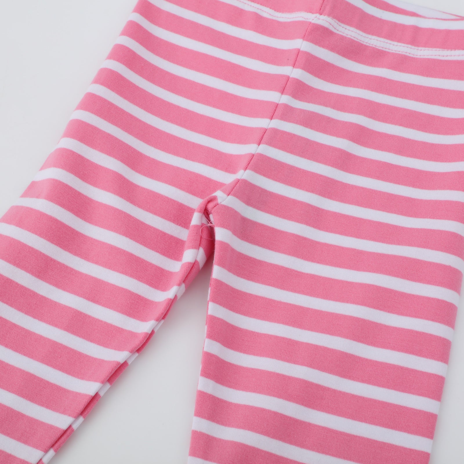 European Charm: Girls' Cotton Leggings from Eternal Gleams