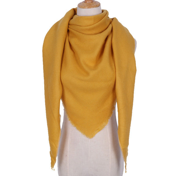 Chic Geometric Elegance: Women's Triangle Scarf from Eternal Gleams