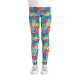 Whimsy Wonderland: Digital Print Girls Leggings from Eternal Gleams