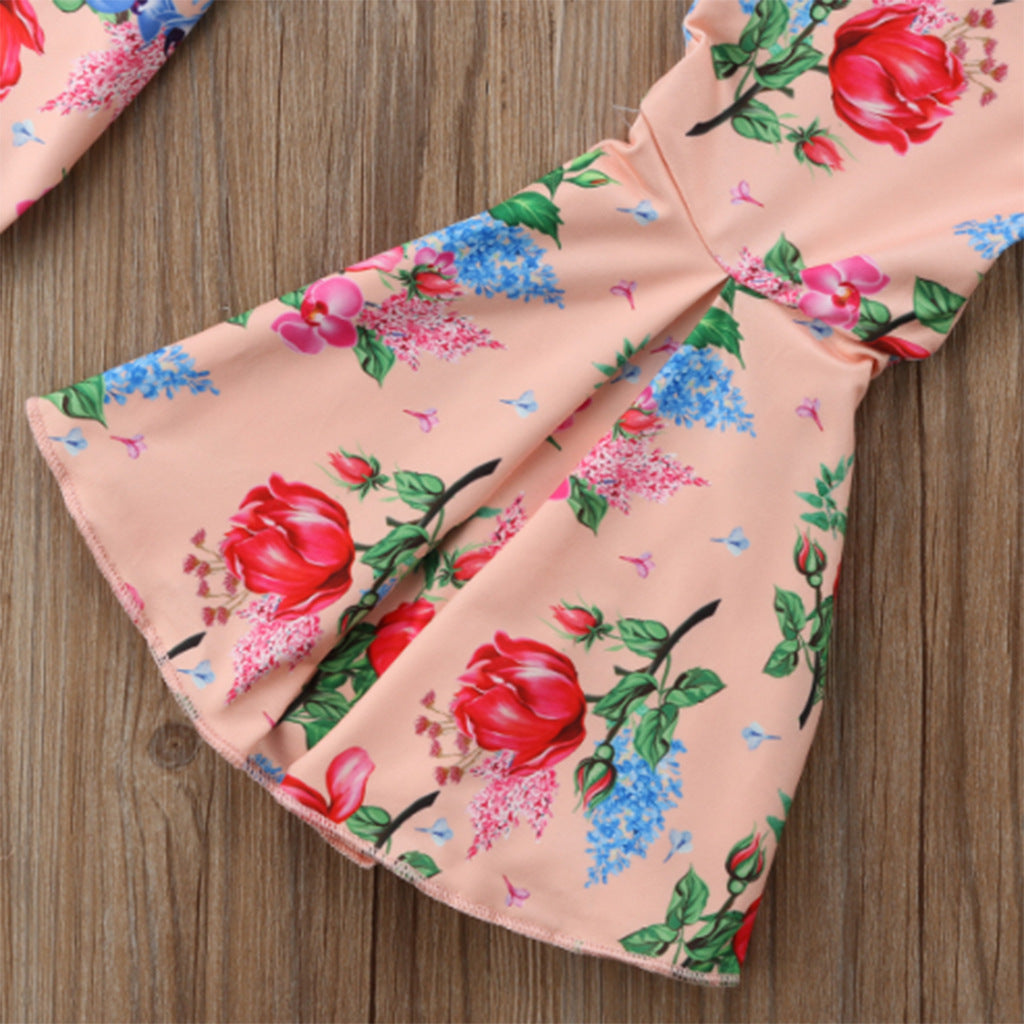 Floral Charm Two-Piece Set for Girls from Eternal Gleams