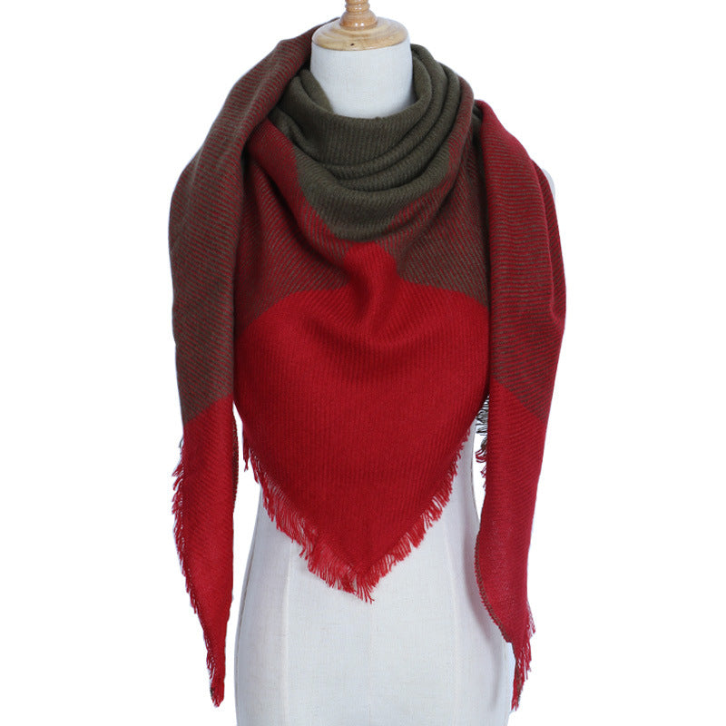 Chic Geometric Elegance: Women's Triangle Scarf from Eternal Gleams