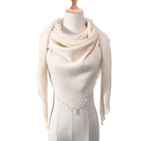 Chic Geometric Elegance: Women's Triangle Scarf from Eternal Gleams