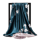 Elegance in Silk: Large Square Simulation Silk Scarf from Eternal Gleams