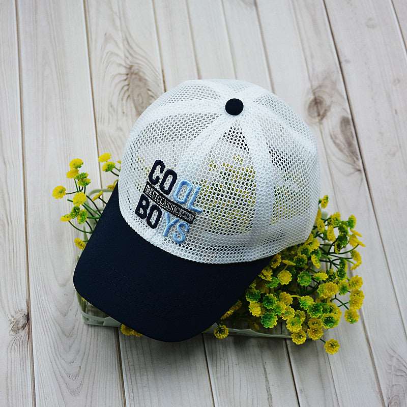 Fashion Simple Children's Printed Baseball Cap