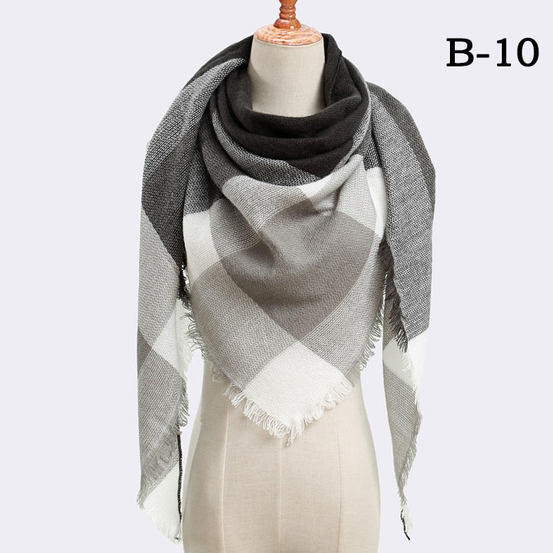 Chic Geometric Elegance: Women's Triangle Scarf from Eternal Gleams