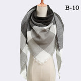 Chic Geometric Elegance: Women's Triangle Scarf from Eternal Gleams