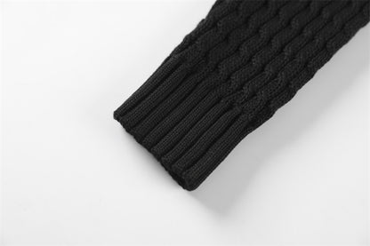 Pull tricoté en coton doux pour homme, pull décontracté à col rond, rayé, à la mode, nouvelle collection hiver
