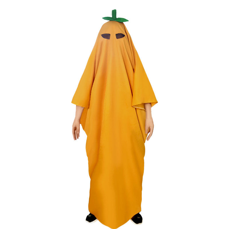 Children's Halloween Costume Pumpkin Cloak from Eternal Gleams