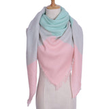 Chic Geometric Elegance: Women's Triangle Scarf from Eternal Gleams