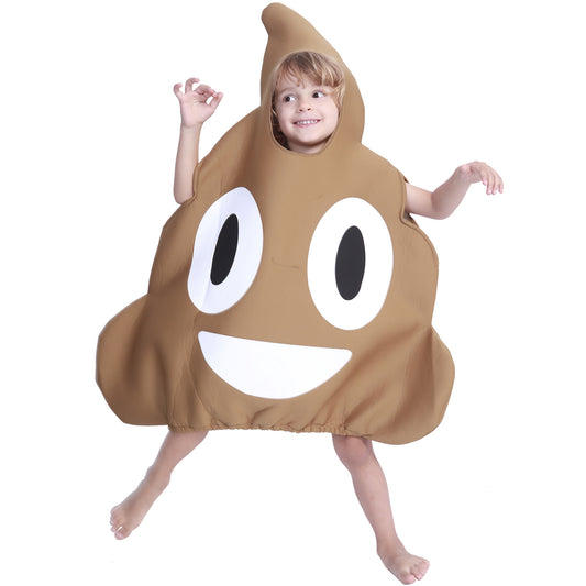 Costumes créatifs amusants pour enfants en forme de merde