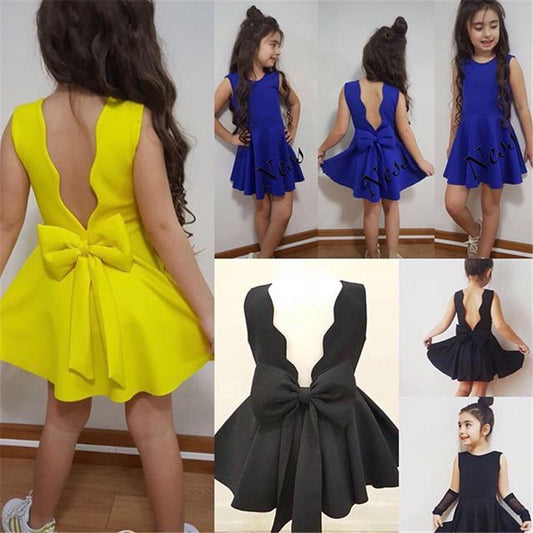 Kids Clothes Dress Baby Sleeveless Girl Clothing Years from Eternal Gleams