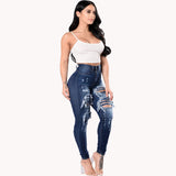 Women's Ripped Denim Washed Denim Pants from Eternal Gleams