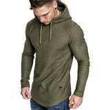 Hoodie - Sweatshirt Casual Long Sleeve Slim Tops Gym T-shir from Eternal Gleams