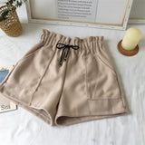 Women's High Waist Wide Leg A-line Boots Shorts from Eternal Gleams