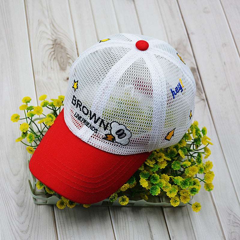 Fashion Simple Children's Printed Baseball Cap