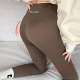 Arctic Chic: Winter Fleece Leggings - Women's Shark Pants