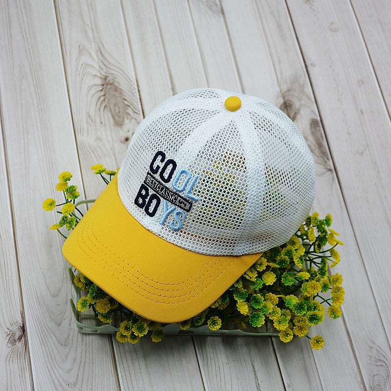 Fashion Simple Children's Printed Baseball Cap