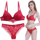 Elegant Women's Bra Set - Comfortable and stylish lingerie with supportive bra and seamless panties.