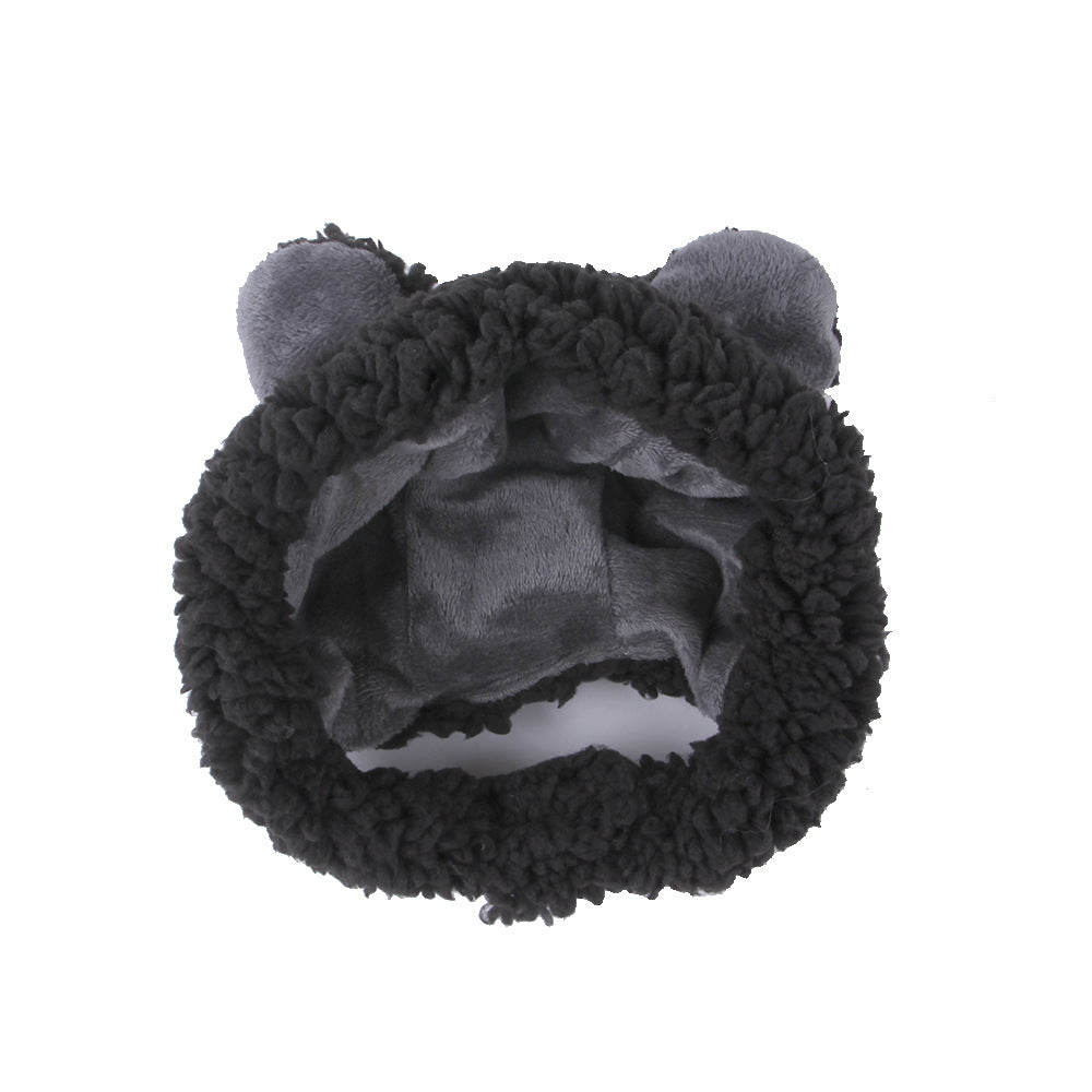 Whimsical Whiskers: Curly Hair Pet Hat - Cartoon Pattern from Eternal Gleams