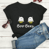 Bee Digital Printing Casual Round Neck T-shirt