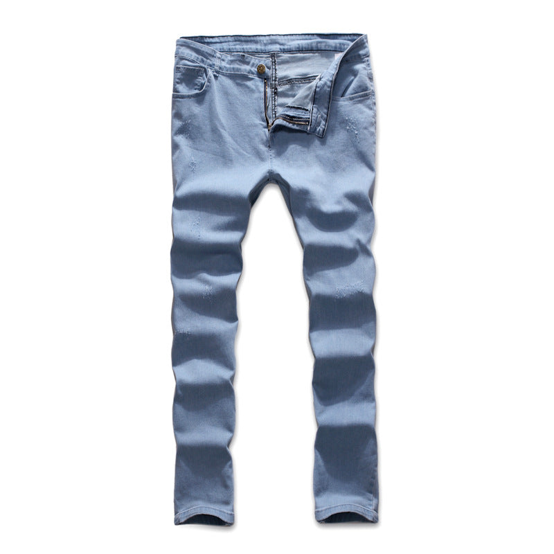 Fashion Trend Men Blue Denim Trousers from Eternal Gleams